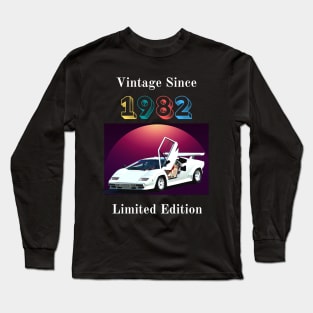 80s Vintage Birthday 1982 Long Sleeve T-Shirt